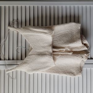 Fashion Nova Fuzzy Crop Top and Shorts Set